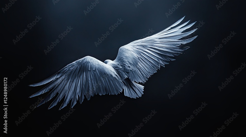 Obraz premium Majestic Wings of a Bird in Flight