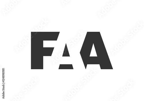 FAA logo design. Initial letter F A A bold font style for tech startups, consulting, corporate branding. Creative company name, headlines typography identity, trendy logotype. Free Download FAA logo design. Initial letter F A A bold font style for tech startups, consulting, corporate branding. Creative company name, headlines typography identity, trendy logotype. - GFXLoad