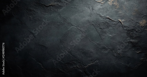 Abstract Dark Stone Texture with Soft Lighting and Shadows in Vintage Watercolor Style photo