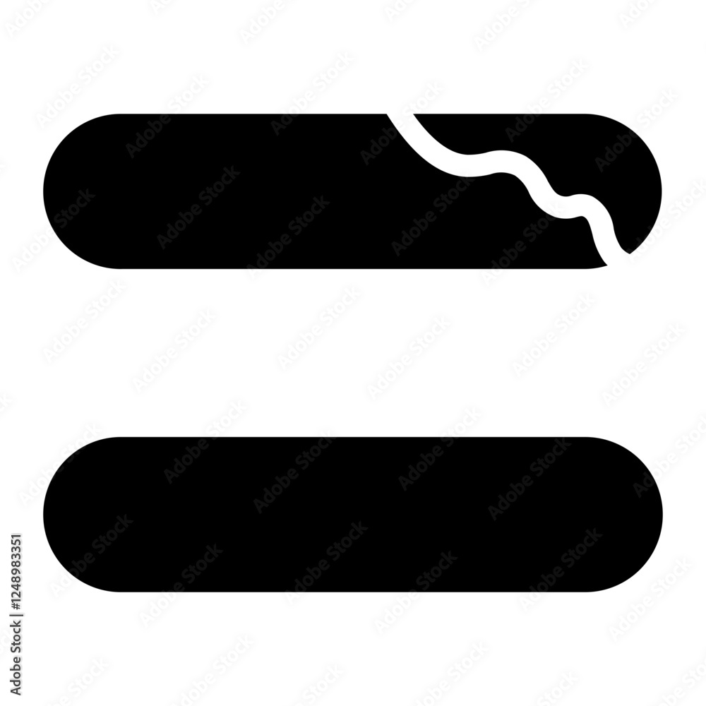 Equal symbol glyph Equal symbol glyph