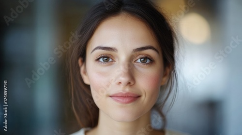 Free Download portrait of a woman with brown hair - GFXLoad