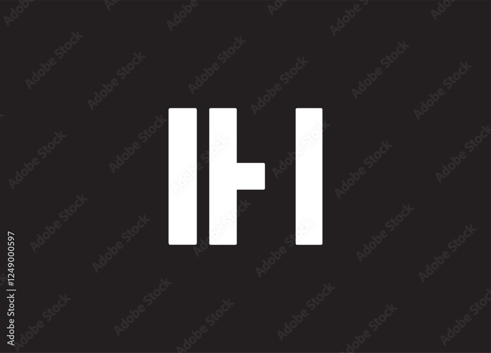 IH letter logo and initial logo design IH letter logo and initial logo design