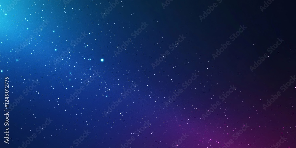 Abstract cosmic dust and nebula background with blue and purple hues