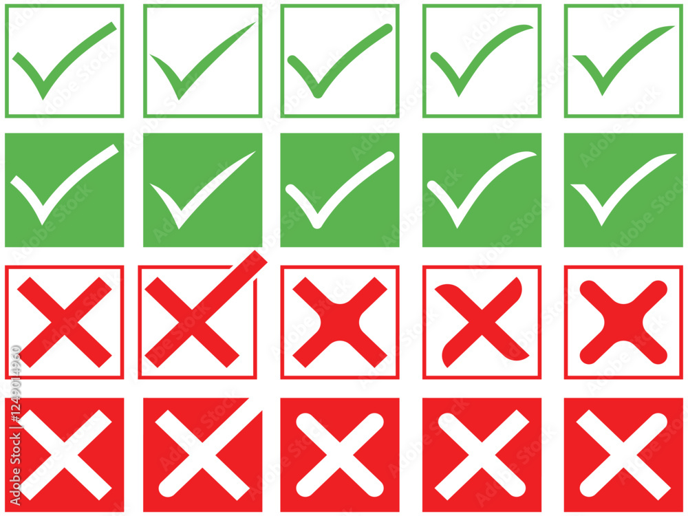 Set of Check mark icons,marks symbol collection,vector illustration.
Set of Check mark icons,marks symbol collection,vector illustration.