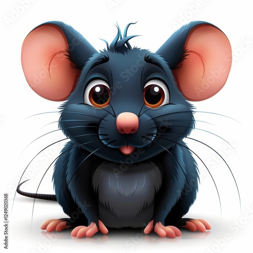Isolated mouse cutout on a pristine white background for optimal visibility and presentation clarity