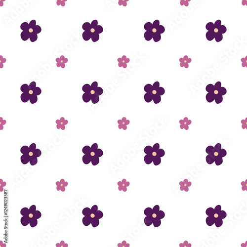 seamless pattern with flowers