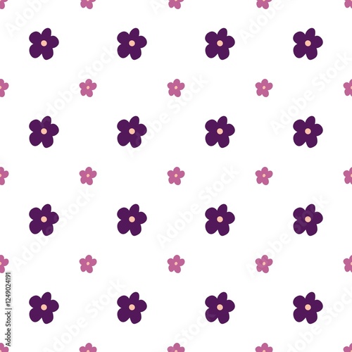 seamless pattern with flowers