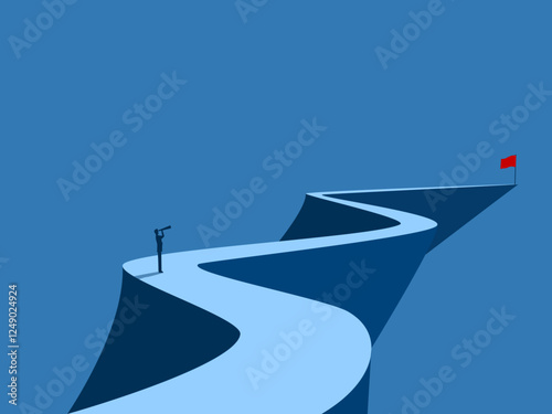 Long distance, people who anticipate a long path of life