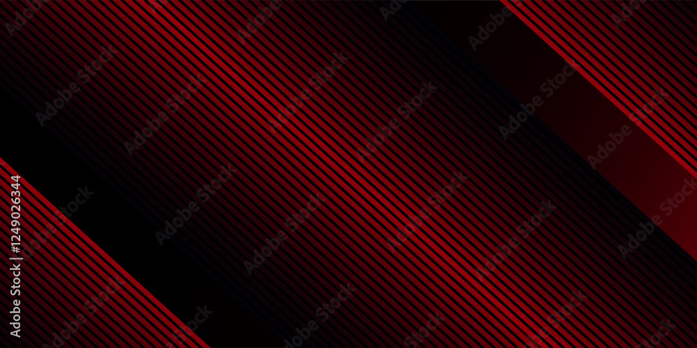 Red and black vector 3d futuristic tech glow and shinning line simple modern abstract banner. Vector Red and black vector 3d futuristic tech glow and shinning line simple modern abstract banner. Vector
