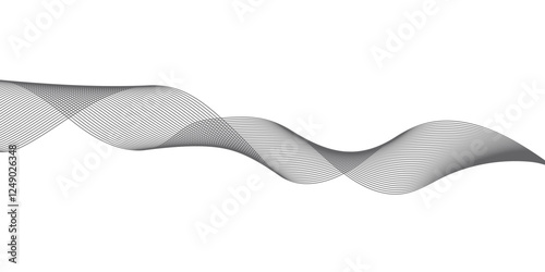 Abstract White and gray color technology modern background design. Vector Illustration.