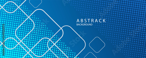 Geometric background. Composition of dynamic blue shapes with white lines. Modern futuristic graphic abstract background. Vector abstract background texture design, bright poster, banner