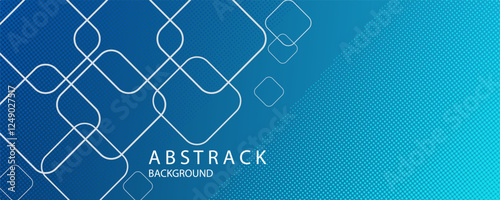 Geometric background. Composition of dynamic blue shapes with white lines. Modern futuristic graphic abstract background. Vector abstract background texture design, bright poster, banner