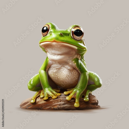 Frog isolated on a white background cutout