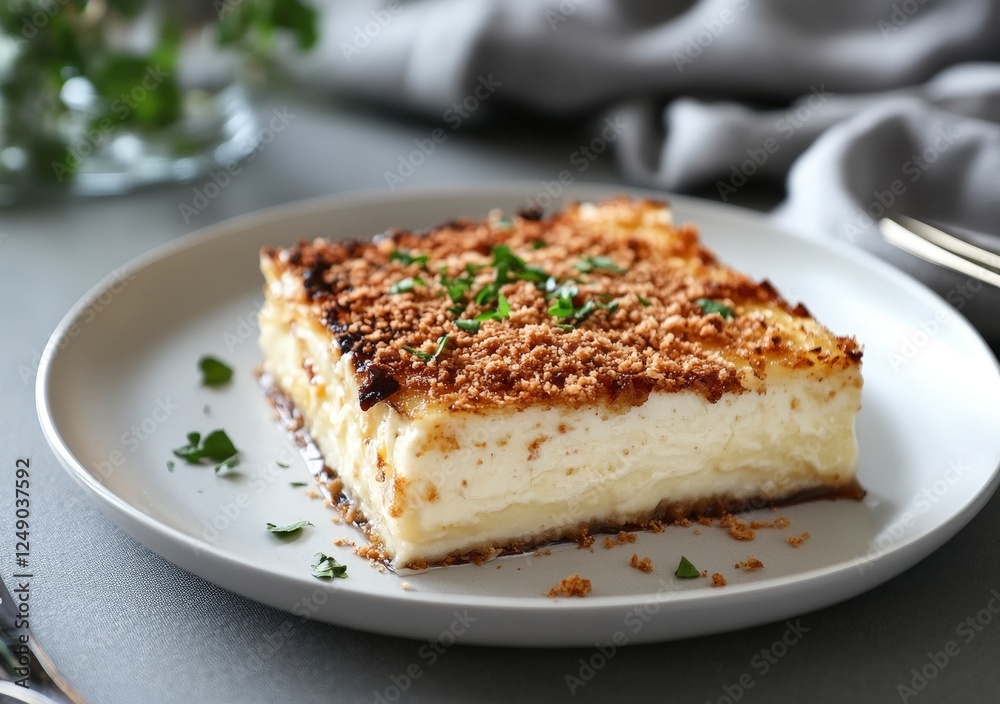 Delicious Layered Casserole with Creamy Texture and Crunchy Topping Delicious Layered Casserole with Creamy Texture and Crunchy Topping