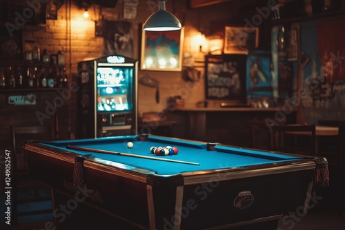 A dive bar with a jukebox, pool table, and a relaxed atmosphere