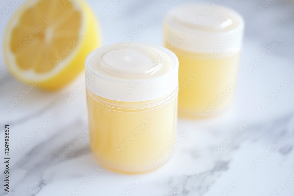 Refreshing natural deodorant with lemon aroma Refreshing natural deodorant with lemon aroma