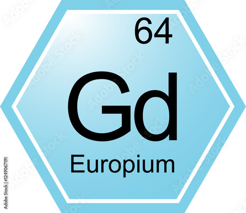 The symbol of the chemical element Gd is Gadolinium.