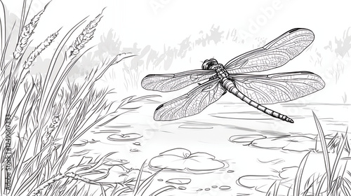 dragonfly vector illustration