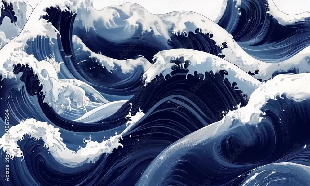Classic Japanese Wave Artwork