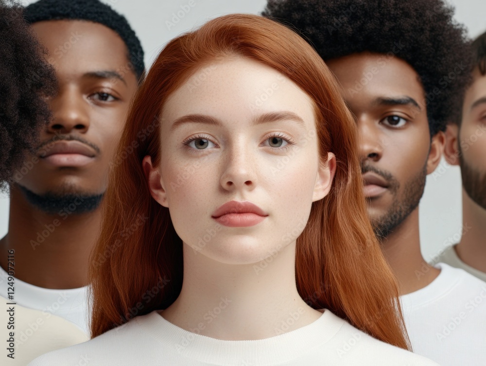 diverse group of people standing together diverse group of people standing together