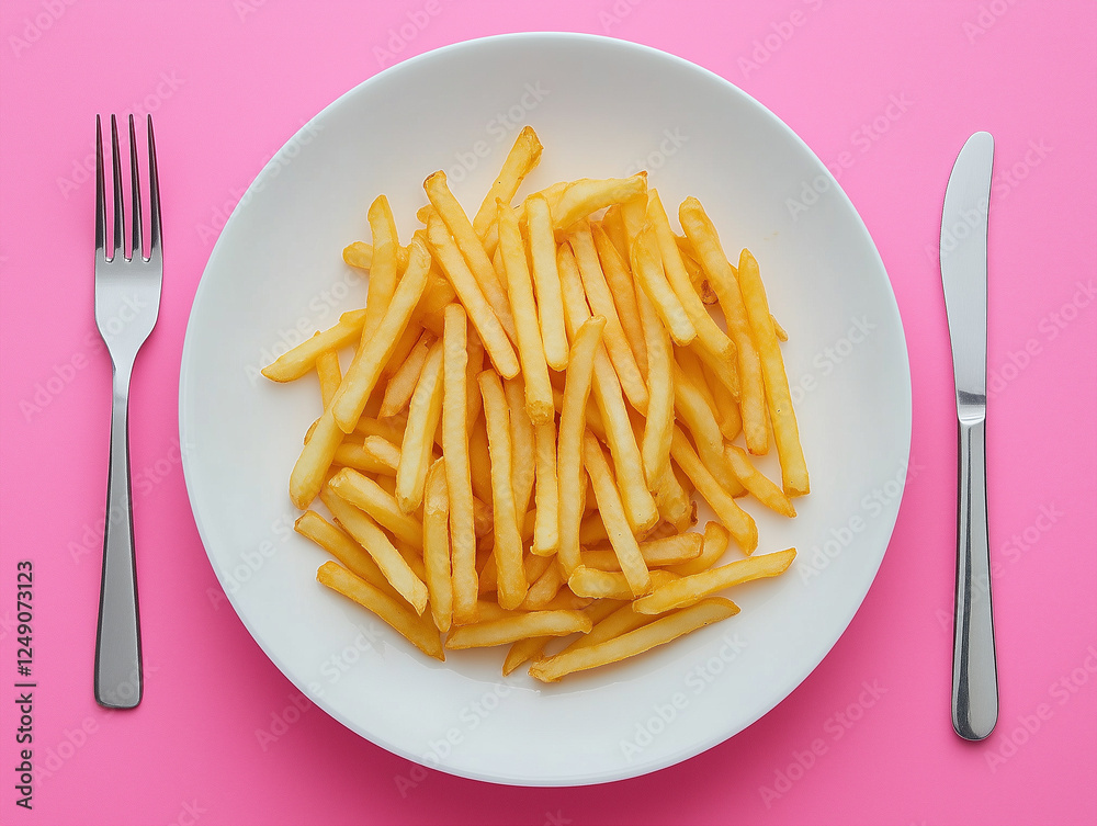 Food image: salted crispy fries. Food image: salted crispy fries.