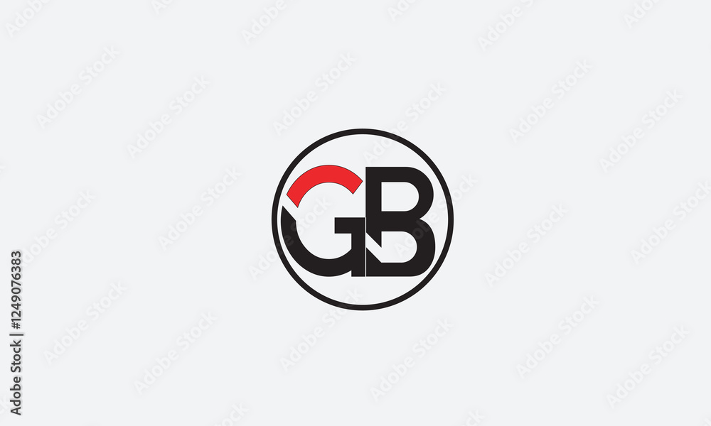 GB, BG, G, B Abstract Letters Logo Monogram GB, BG, G, B Abstract Letters Logo Monogram