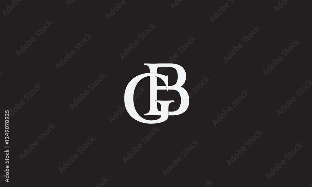 GB, BG, G, B Abstract Letters Logo Monogram	