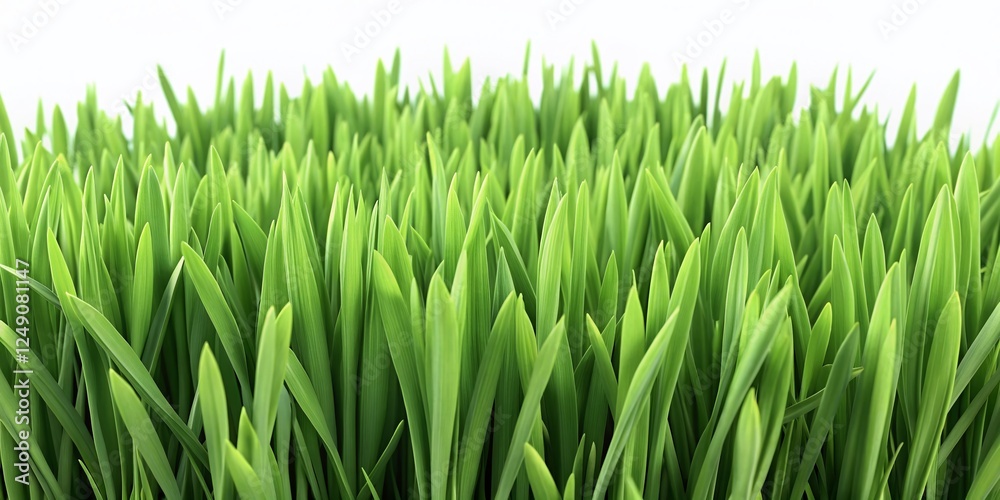 Lush Spring Green Grass 3D Render - Isolated Natural Texture Background Lush Spring Green Grass 3D Render - Isolated Natural Texture Background