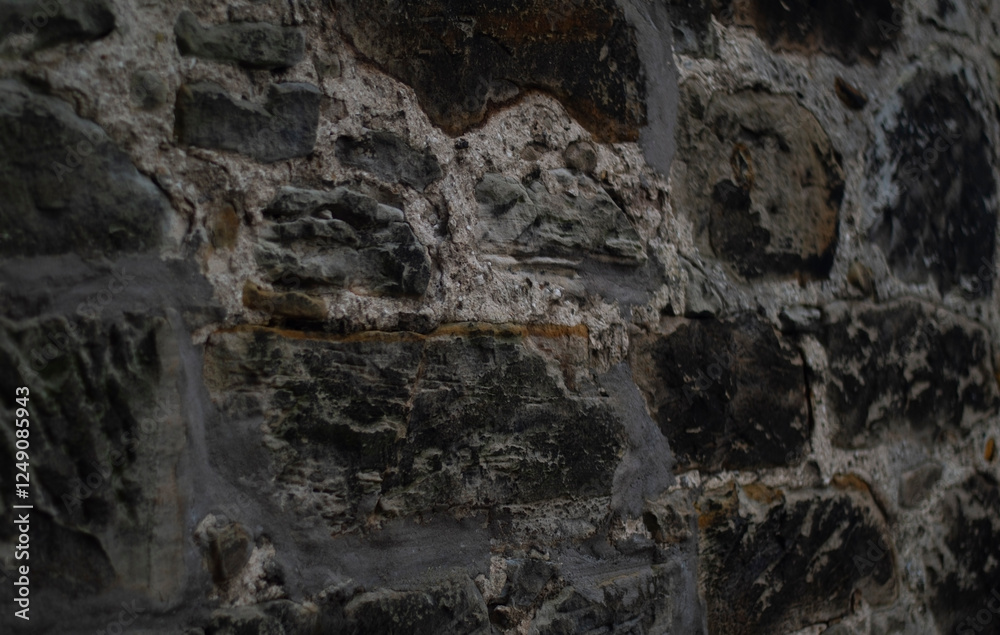 Fototapeta premium Old stone wall texture background
