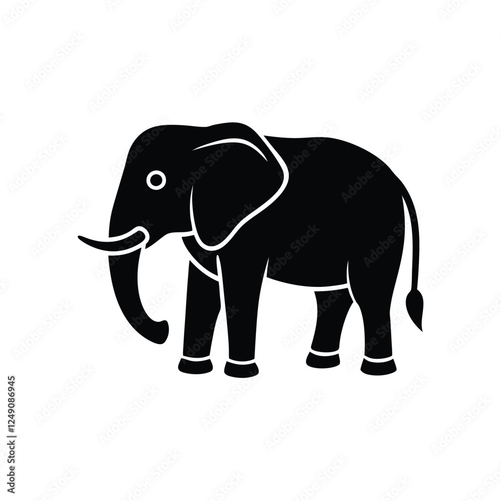 Fototapeta premium elephant vector illustration