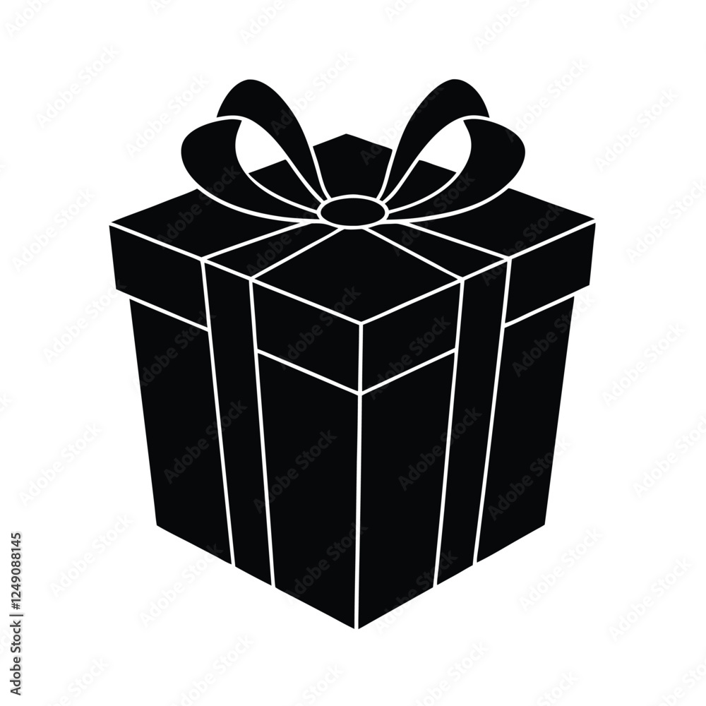 Obraz premium gift box isolated on white