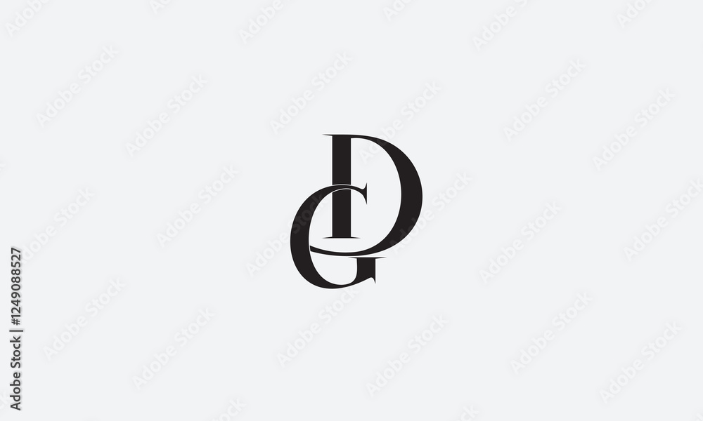 GD, DG, G, D Abstract Letters Logo Monogram GD, DG, G, D Abstract Letters Logo Monogram