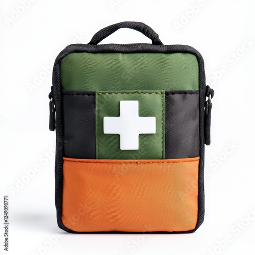 Compact First Aid Kit with Colorful Design and Durable Material