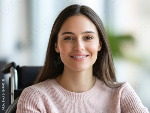 woman in wheelchair smiling at camera Free Download woman in wheelchair smiling at camera - GFXLoad