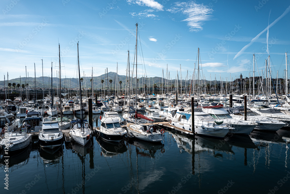 Fototapeta premium Port de plaisance d'Hendaye.