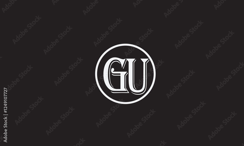 GU, UG, U, G Abstract Letters Logo Monogram GU, UG, U, G Abstract Letters Logo Monogram