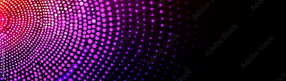 A vibrant gradient of purple and red dots creates a dynamic, abstract background with a smooth transition into black. A vibrant gradient of purple and red dots creates a dynamic, abstract background with a smooth transition into black.