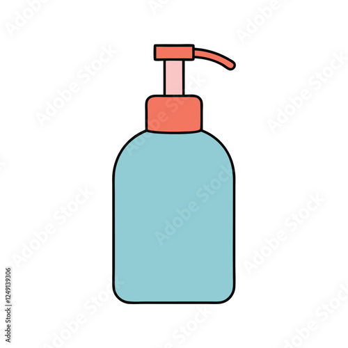Hygiene Product Soap Dispenser Vector