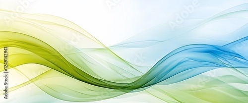 Abstract flowing colors background design photo