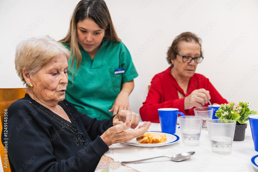Caring for elderly residents in a nursing home Caring for elderly residents in a nursing home