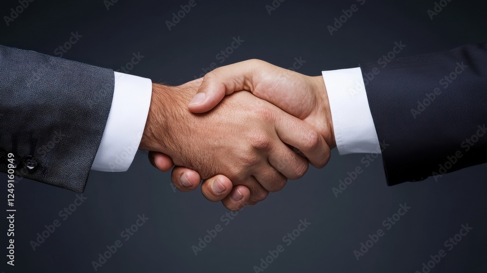 Two men shaking hands in a business meeting Two men shaking hands in a business meeting