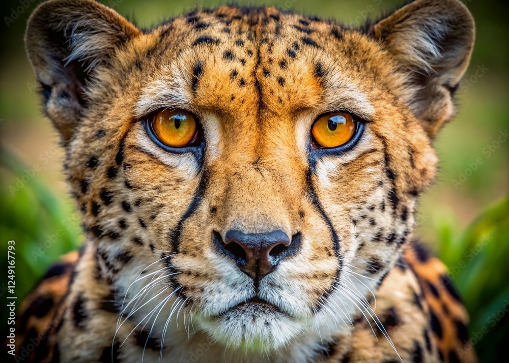 Serengeti Cheetah: Macro Close-up of Eye and Whiskers Serengeti Cheetah: Macro Close-up of Eye and Whiskers