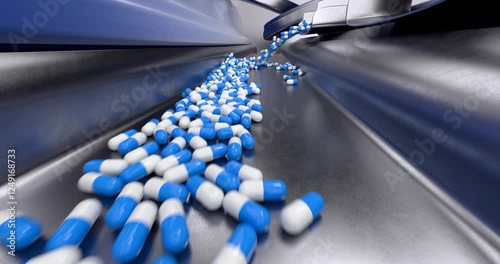 pharmacy production line with capsule