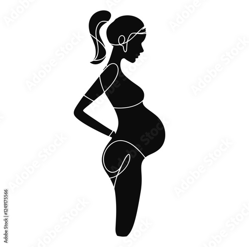 pregnant mom hand care logo designs for medical consult
