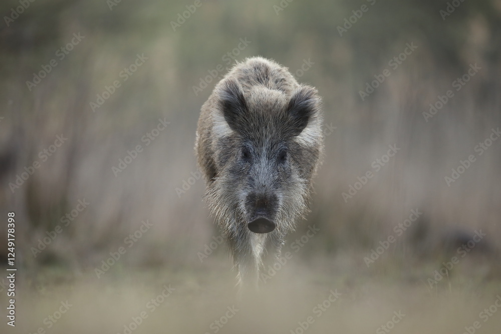 Fototapeta premium Dzik, (Sus scrofa), wild boar, boar
