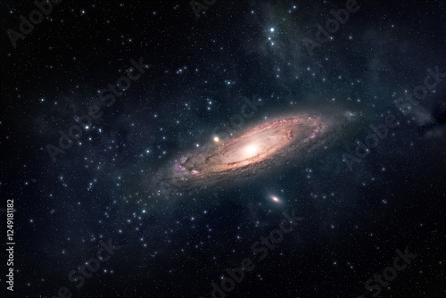 Andromeda deep space photography, a majestic galaxy photo