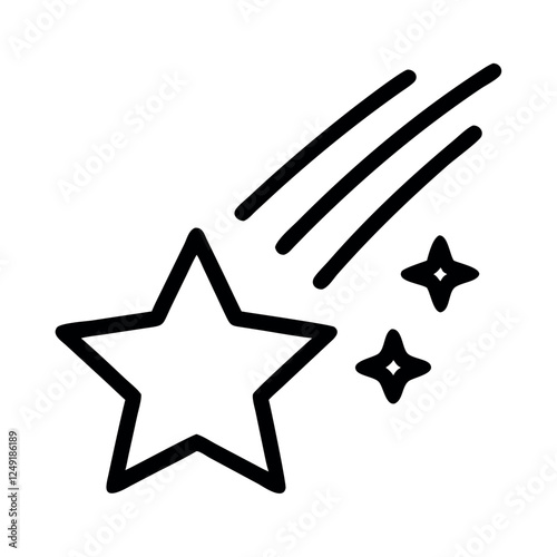 Shooting Star Celestial Space Phenomenon