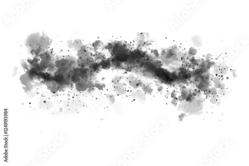 Realistic Fog and Smoke Overlay Effect – Transparent Mist Texture cloudy overlay, smoky background, foggy atmosphere,  isolated Elements