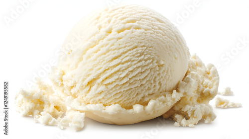 Creamy, dreamy, delightful scoop of frozen confection. This light and airy scoop is pure indulgence. White and smooth.
