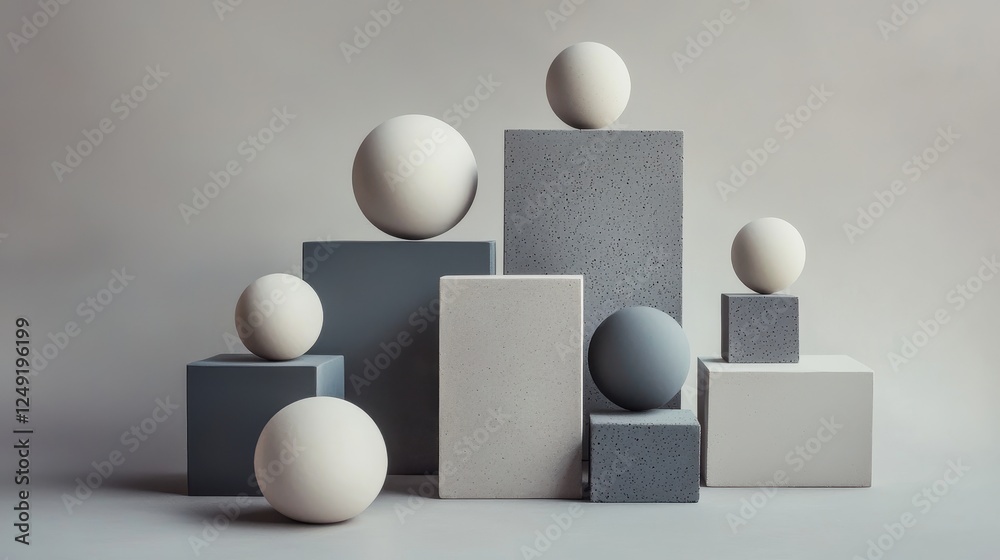 Monochrome Minimalism with Geometric Precision